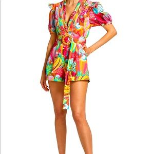 Farm Rio Fruit Salad Belted Romper